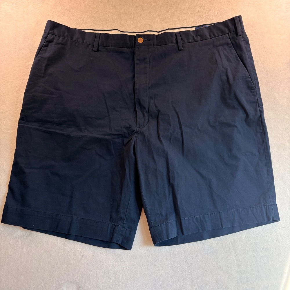 Polo Ralph Lauren Mens Navy Blue Stretch Classic Fit Chino Shorts Size 44B